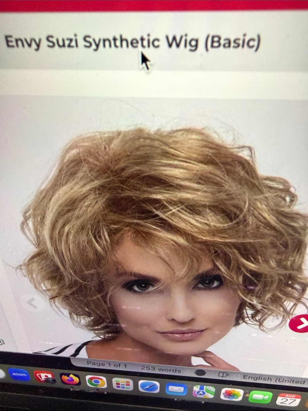 Envy Suzi Sugar Frosted Wig
